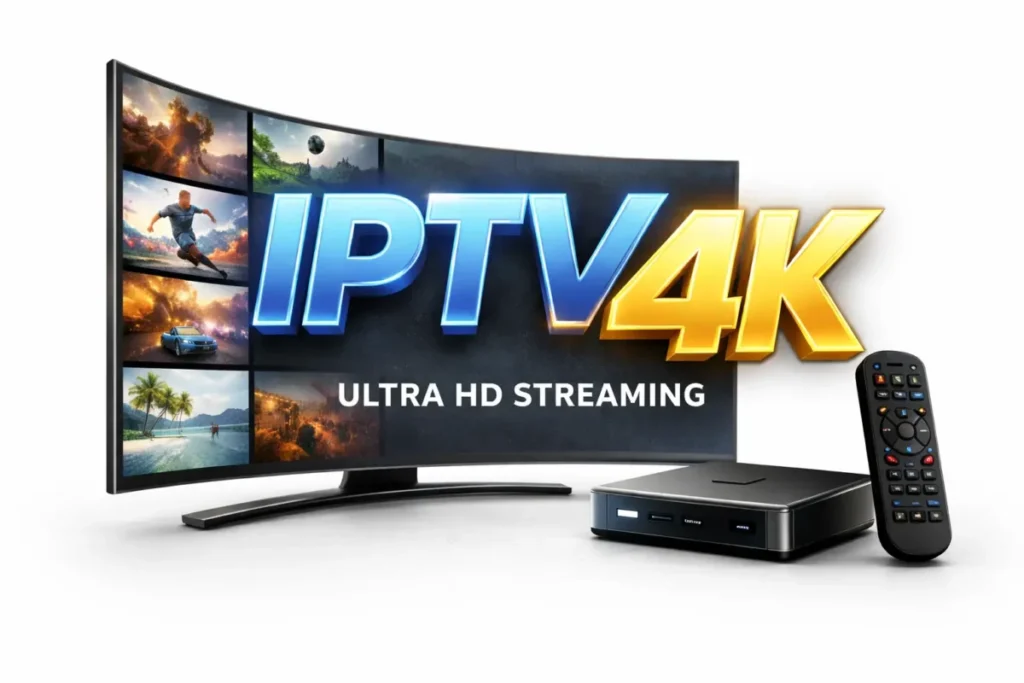 Service IPTV avec chaînes 4K : Qualité Ultra HD et stabilité garantie