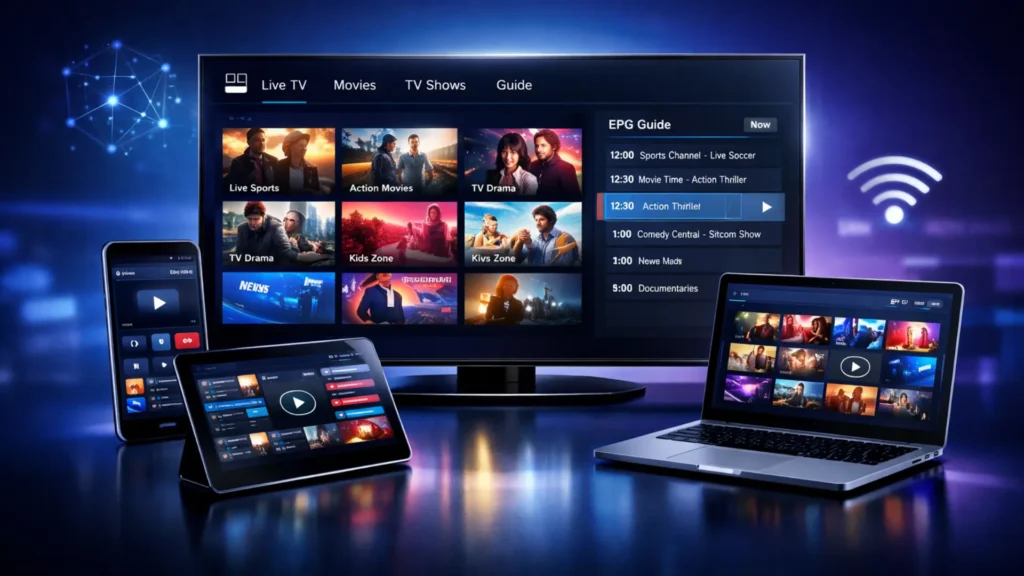 Abonnement IPTV Premium avec Chaînes Internationales et Qualité 4K